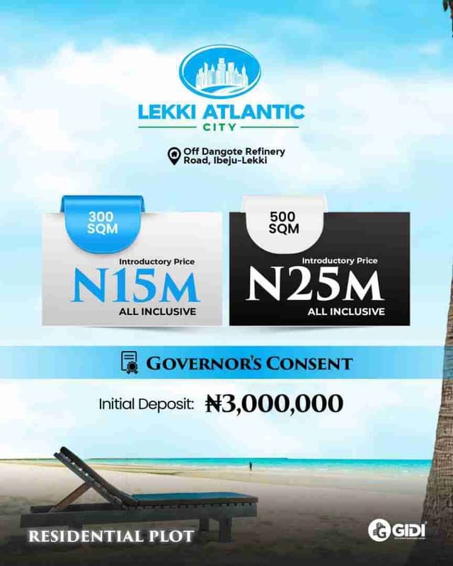 LEKKI ATLANTIC CITY  LAGOS'S PROSPECTIVE CENTRAL BUSINESS DISTRICT TODAY!*