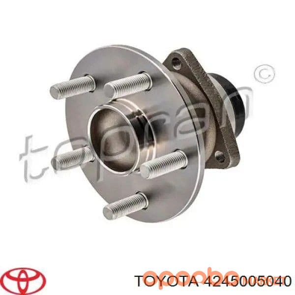 TOYOTA HUB & BRG ASSY, RR 42450-05040