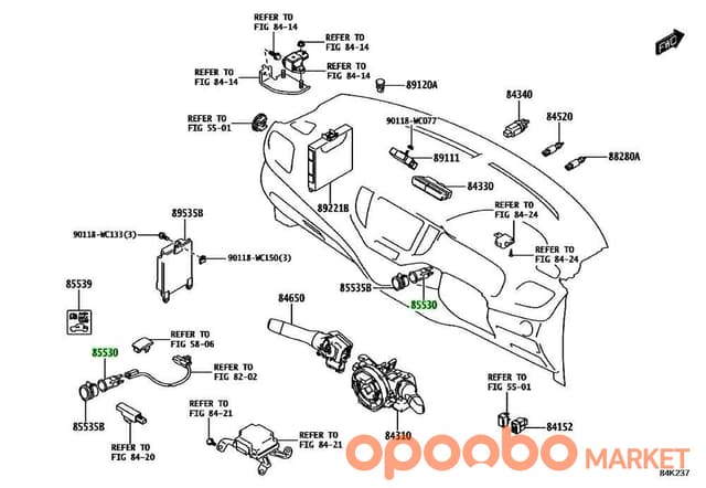 TOYOTA INLET Sub-assy, WASHER 85301-WC001
