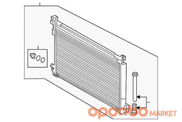 TOYOTA CONDENSER ASSY, SUPP 884A0-02120