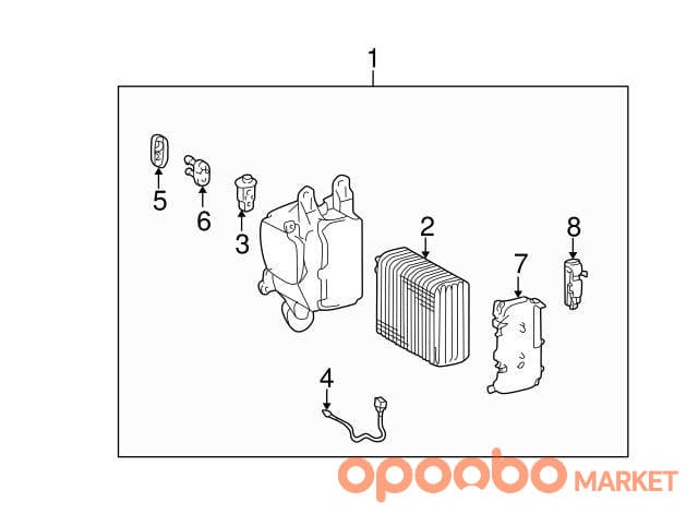 TOYOTA Valve, Expansion, 88515-60110