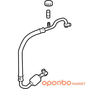 TOYOTA HOSE Sub-assy, 88704-12850