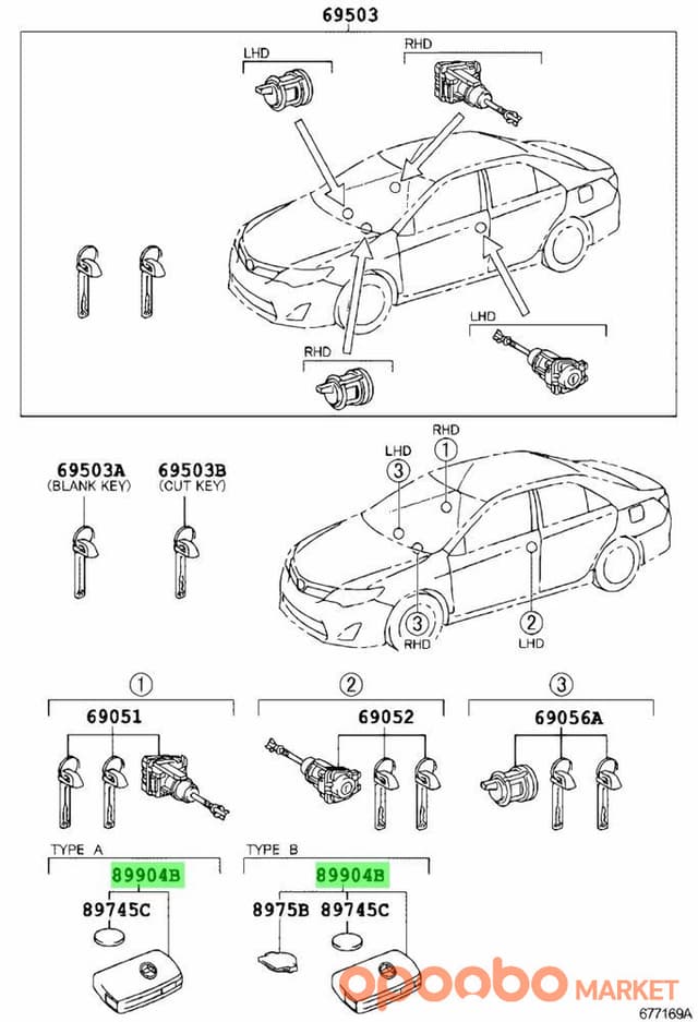 TOYOTA TRANSMITTER 89904-33440
