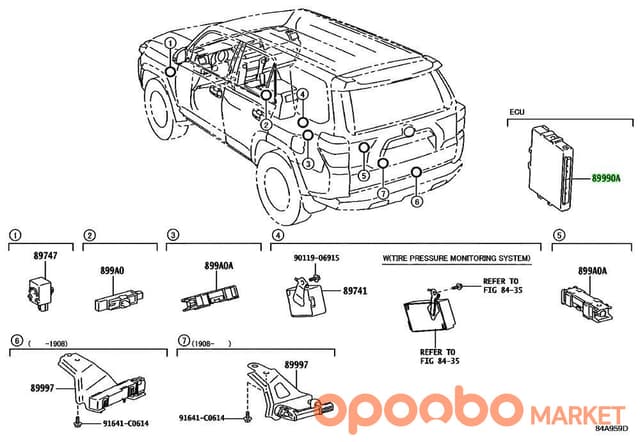 TOYOTA SMART COMPUTER 89990-33241