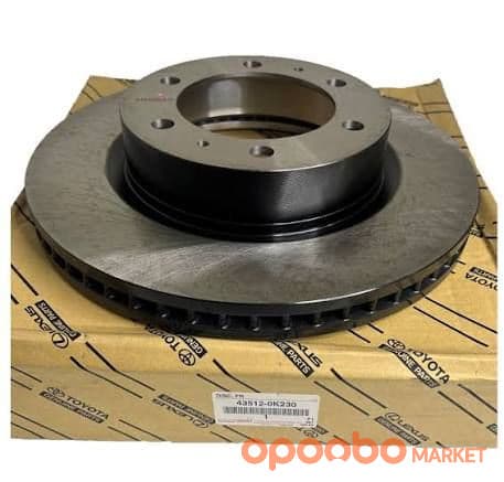 Toyota Genuine Part  43512-0K230 Front Brake Disc / Brake Rotor Hilux