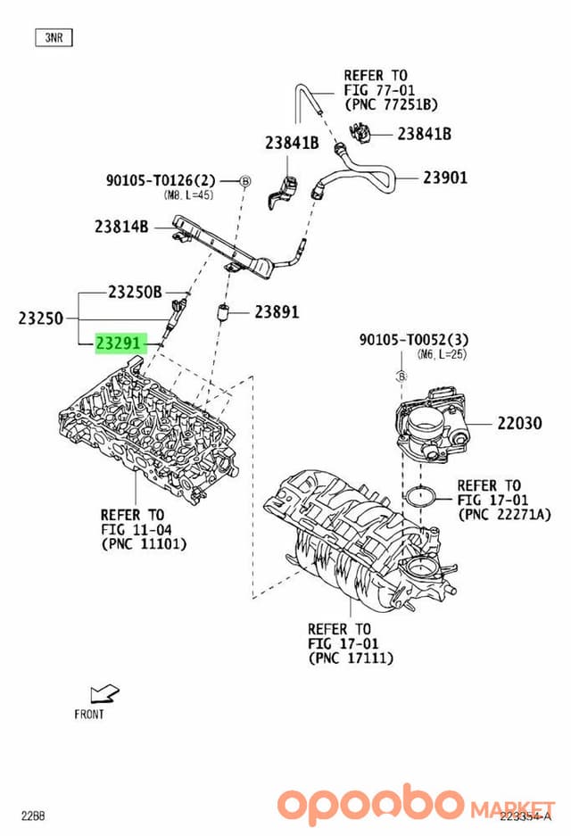 TOYOTA NOZZLE S2376-62910