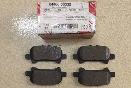 Toyota Genuine Part Rear Disc Brake Pad Set 04466-06030